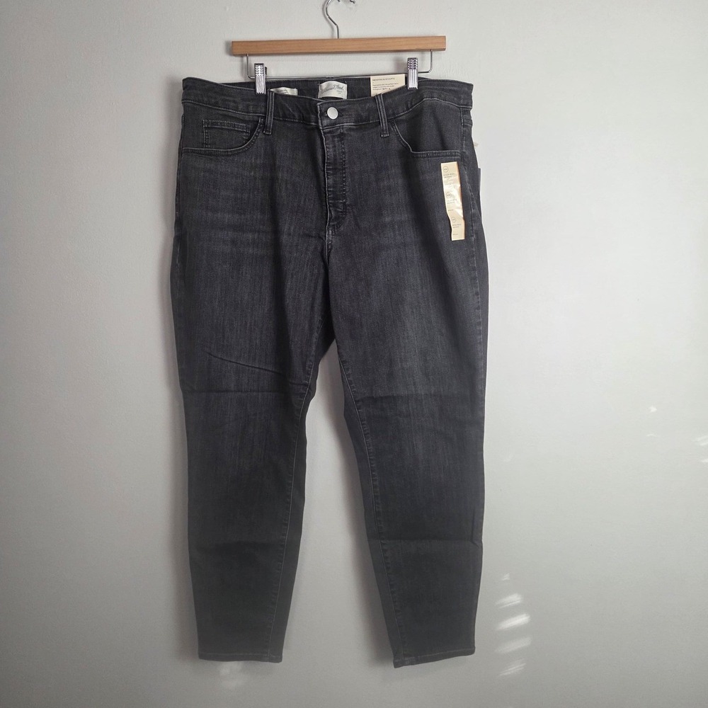 Universal Thread‎ Womens High-Rise Skinny Jeans Black Dark Wash 20W Regular NWT - Picture 3 of 9